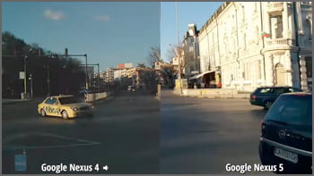 Nexus 4 vs Nexus 5 with OIS stabilization video comparison
